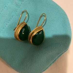 Brand new gorgeous emerald authentic unique earrings. Must have for collectors!
